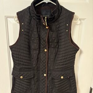 Weatherproof Dark Brown Quilted Vest